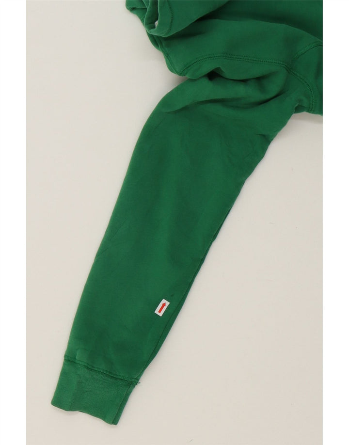 L.L.BEAN Womens Zip Hoodie Sweater UK 6 XS Green Cotton Vintage L.L.Bean and Second-Hand L.L.Bean from Messina Hembry 