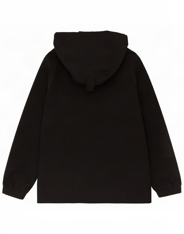Mountain Warehouse Girls Hooded Windbreaker Jacket 11-12 Years Black