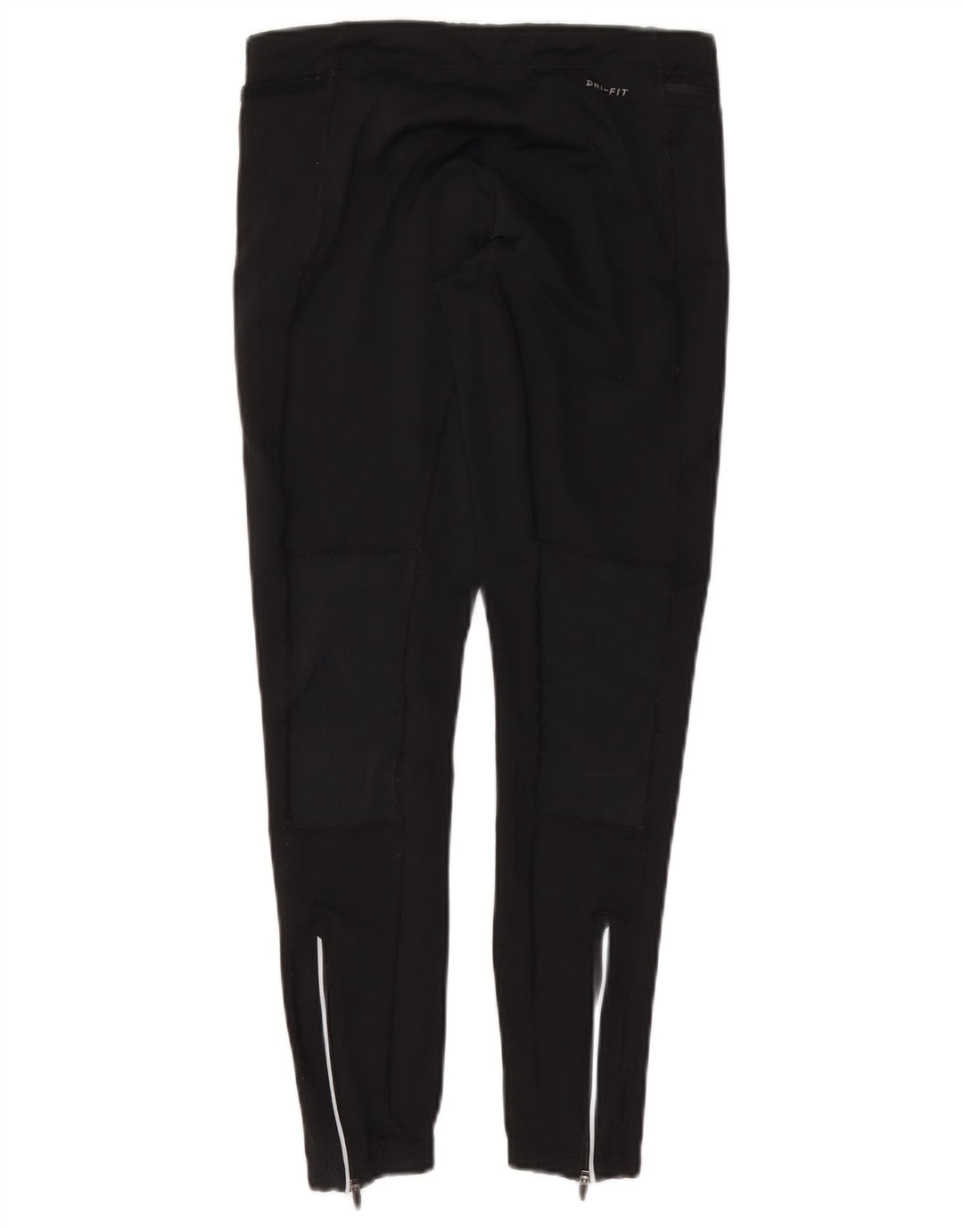 Nike Womens Dri Fit Leggings UK 12 Medium Black Polyester