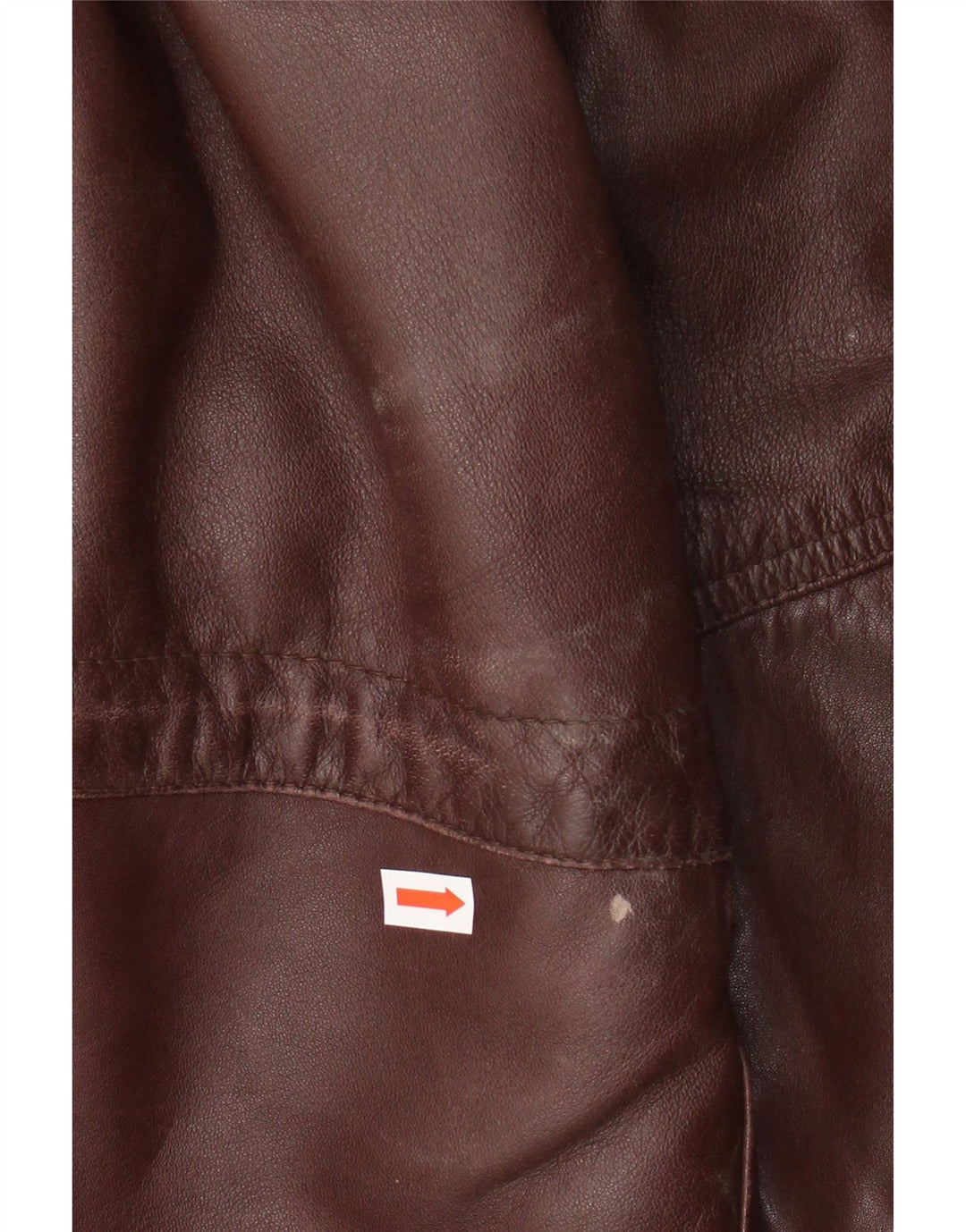 SARDAR Mens Leather Jacket UK 42 XL Brown Leather