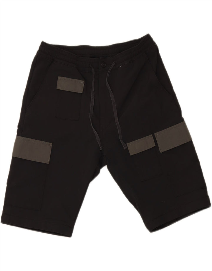 LEVI'S Mens Cargo Shorts Small W32  Black Polyester Vintage Levi's and Second-Hand Levi's from Messina Hembry 