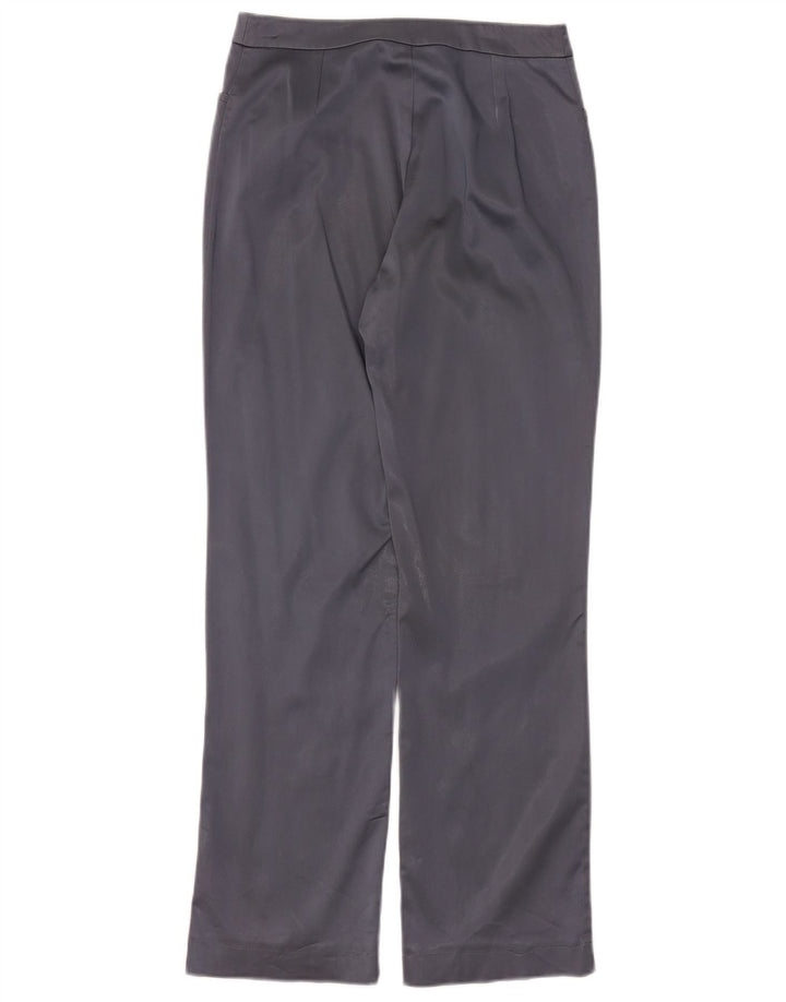Max & Co. Womens Straight Casual Trousers W28 L29 Navy Blue