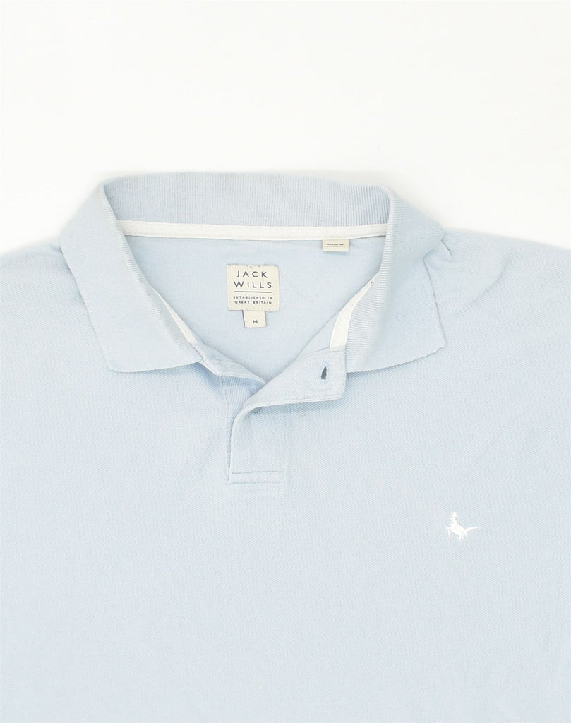 JACK WILLS Mens Polo Shirt Medium Blue Cotton | Vintage Jack Wills | Thrift | Second-Hand Jack Wills | Used Clothing | Messina Hembry 