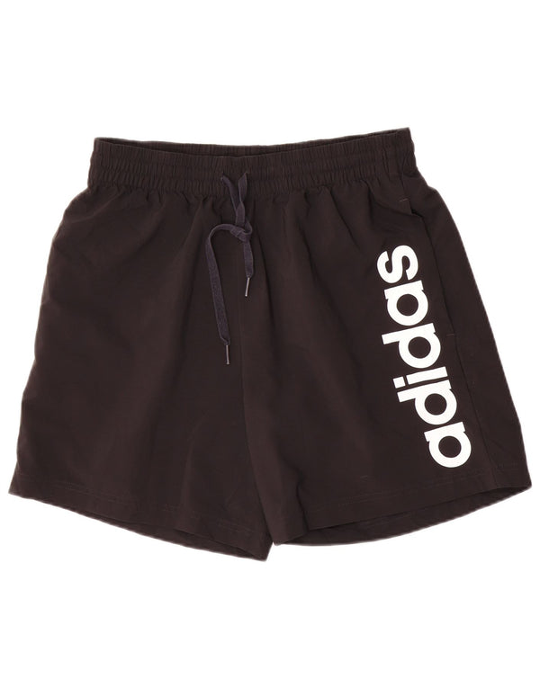 Adidas Mens Graphic Sport Shorts Medium Black Polyester