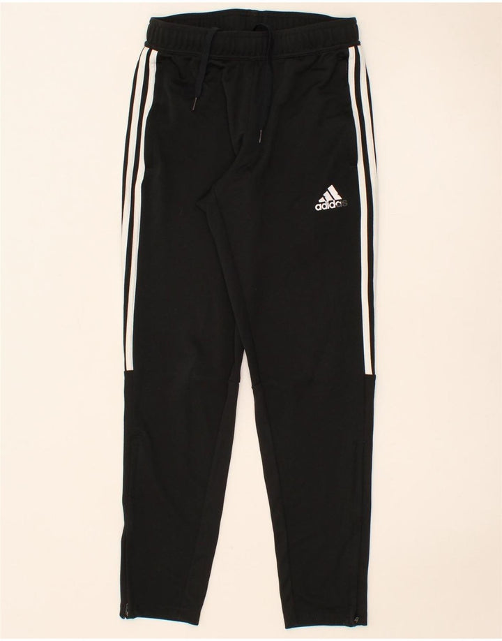 ADIDAS Womens Tracksuit Trousers UK 10 Small  Black Polyester Vintage Adidas and Second-Hand Adidas from Messina Hembry 