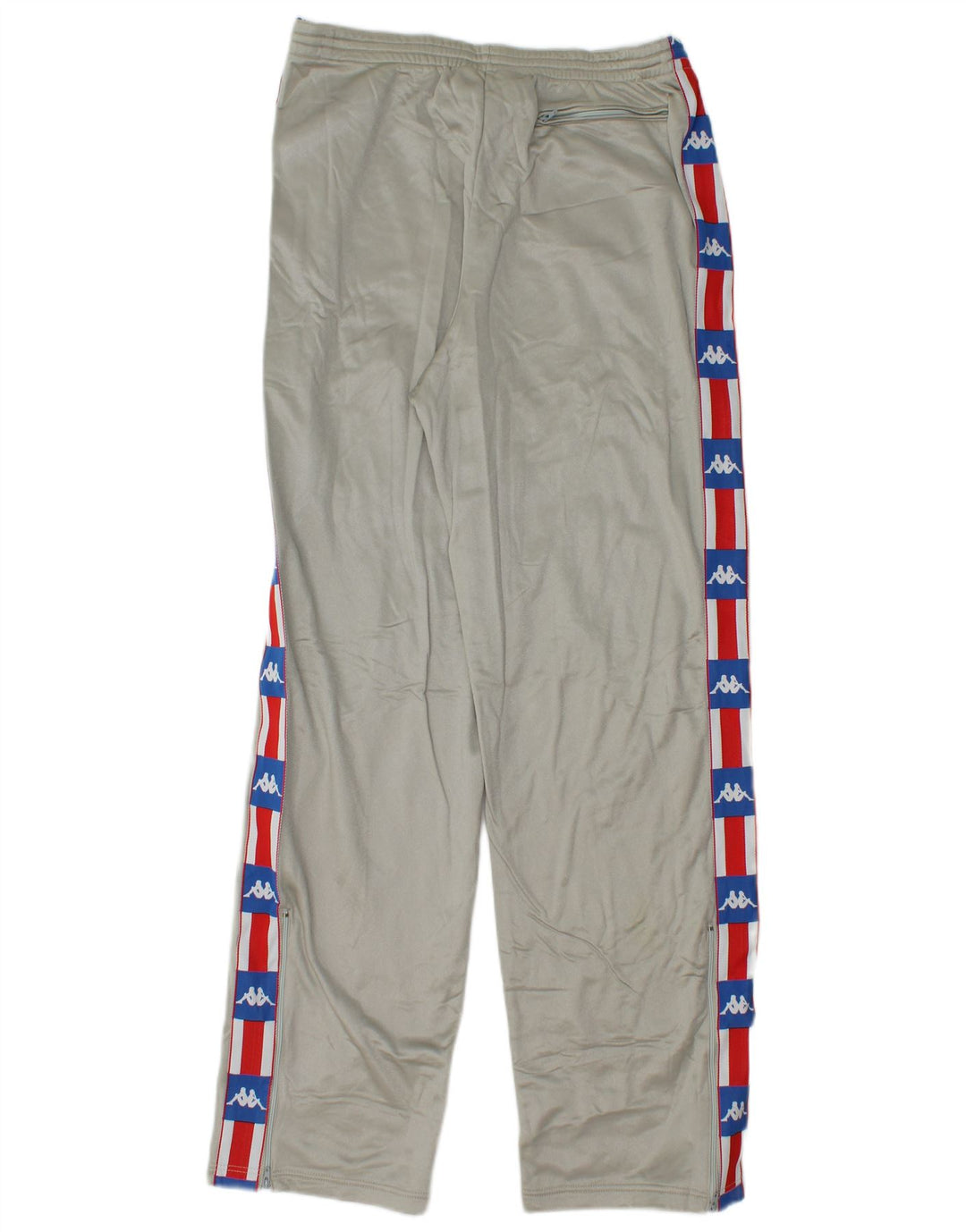 Kappa Mens Graphic Tracksuit Trousers IT 50 Medium Grey Triacetate