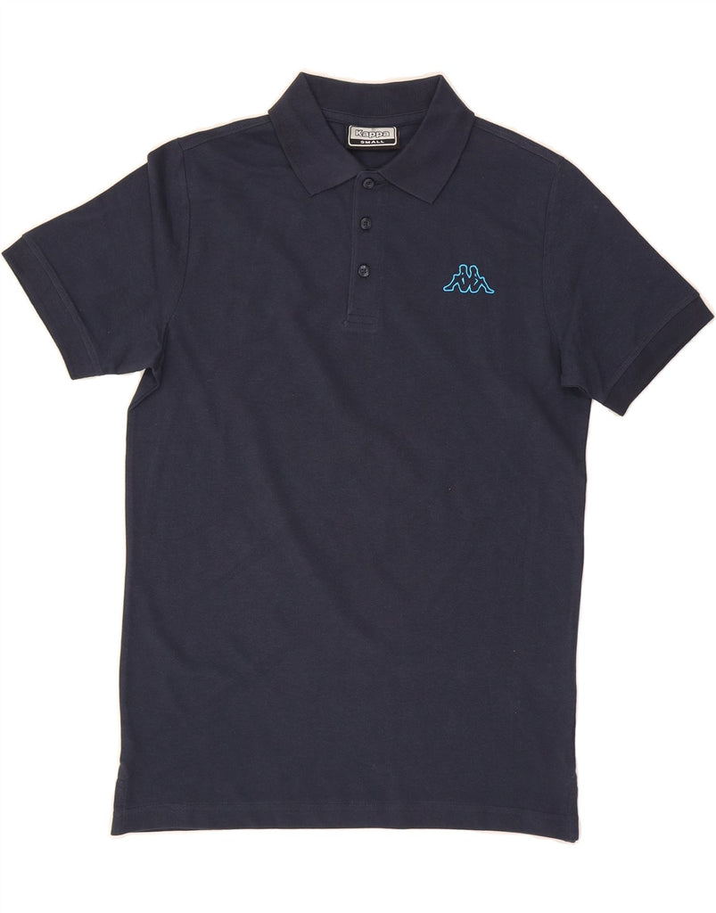 KAPPA Mens Polo Shirt Small Navy Blue Cotton Vintage Kappa and Second-Hand Kappa from Messina Hembry 