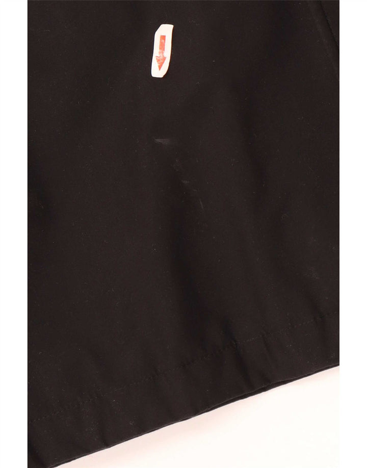 Karl Lagerfeld Mens Overcoat EU 54 2XL Black Polyester