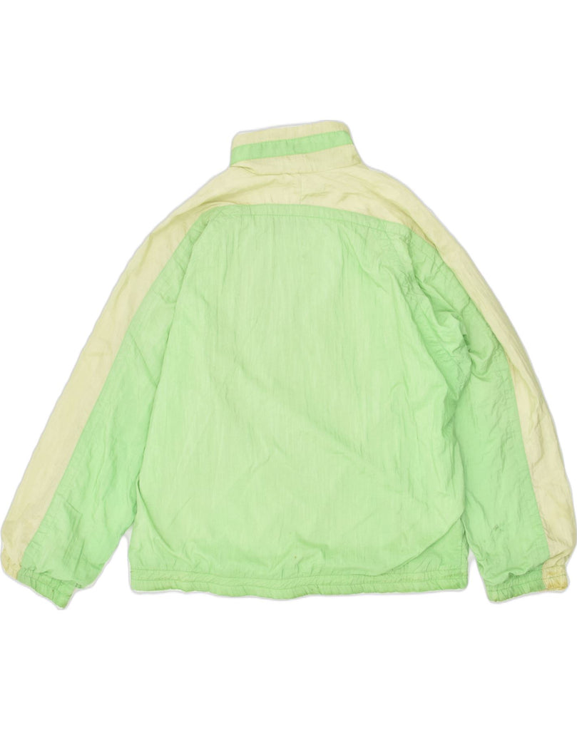 DIADORA Womens Bomber Jacket UK 18 XL Green Colourblock Polyester | Vintage Diadora | Thrift | Second-Hand Diadora | Used Clothing | Messina Hembry 