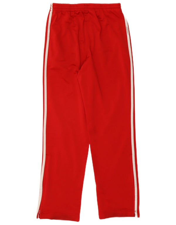 Adidas Mens Tracksuit Trousers Small  Red Polyester