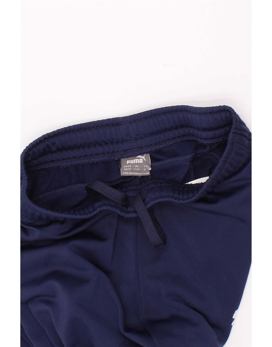 Puma Boys Tracksuit Trousers 7-8 Years Navy Blue Polyester