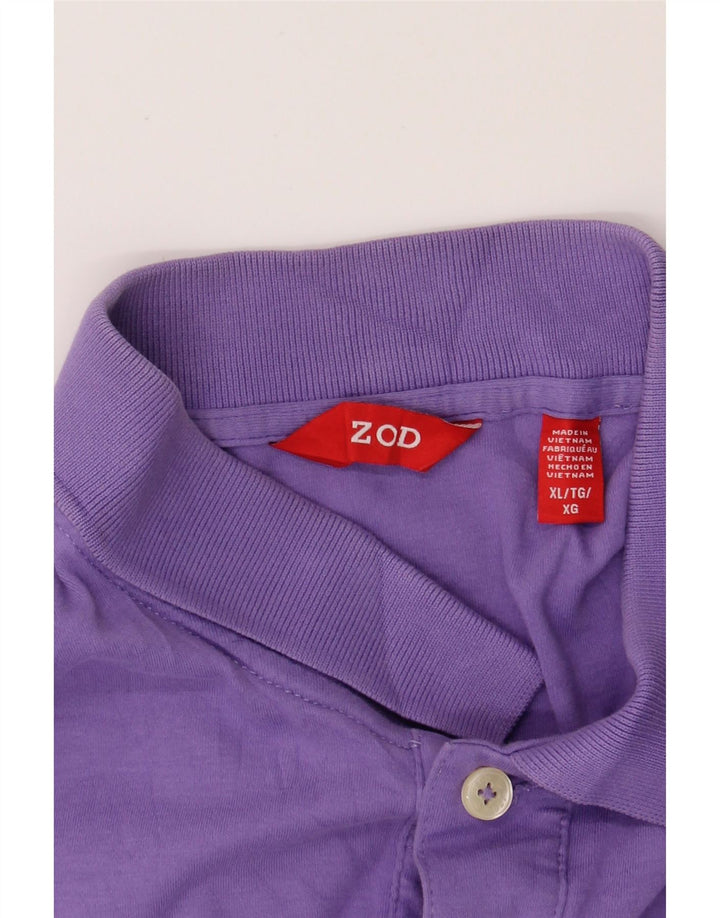 IZOD Mens Polo Shirt XL Purple Cotton Vintage Izod and Second-Hand Izod from Messina Hembry 