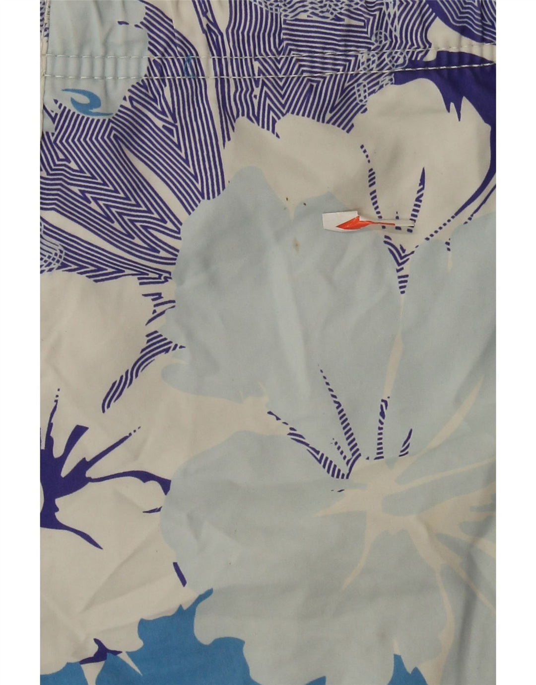 Rip Curl Mens Swimming Shorts Large  Blue Floral Polyester