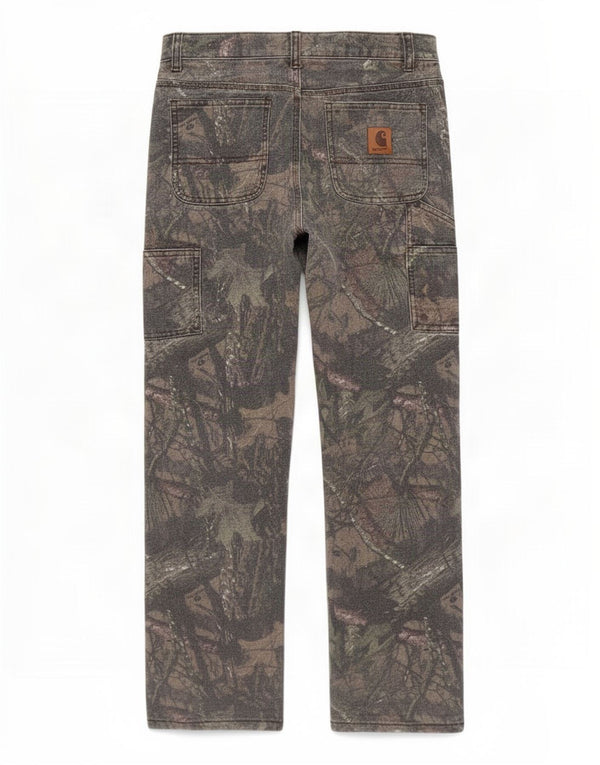 Carhartt Boys Straight Cargo Trousers 11-12 Years W26 L25 Khaki Camouflage