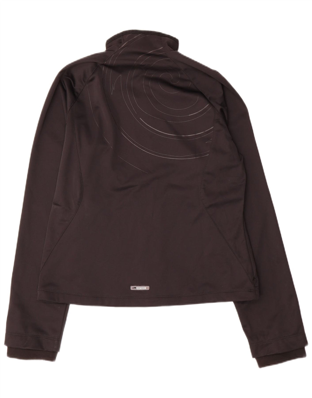 Puma Womens Graphic Tracksuit Top Jacket UK 14 Medium Black