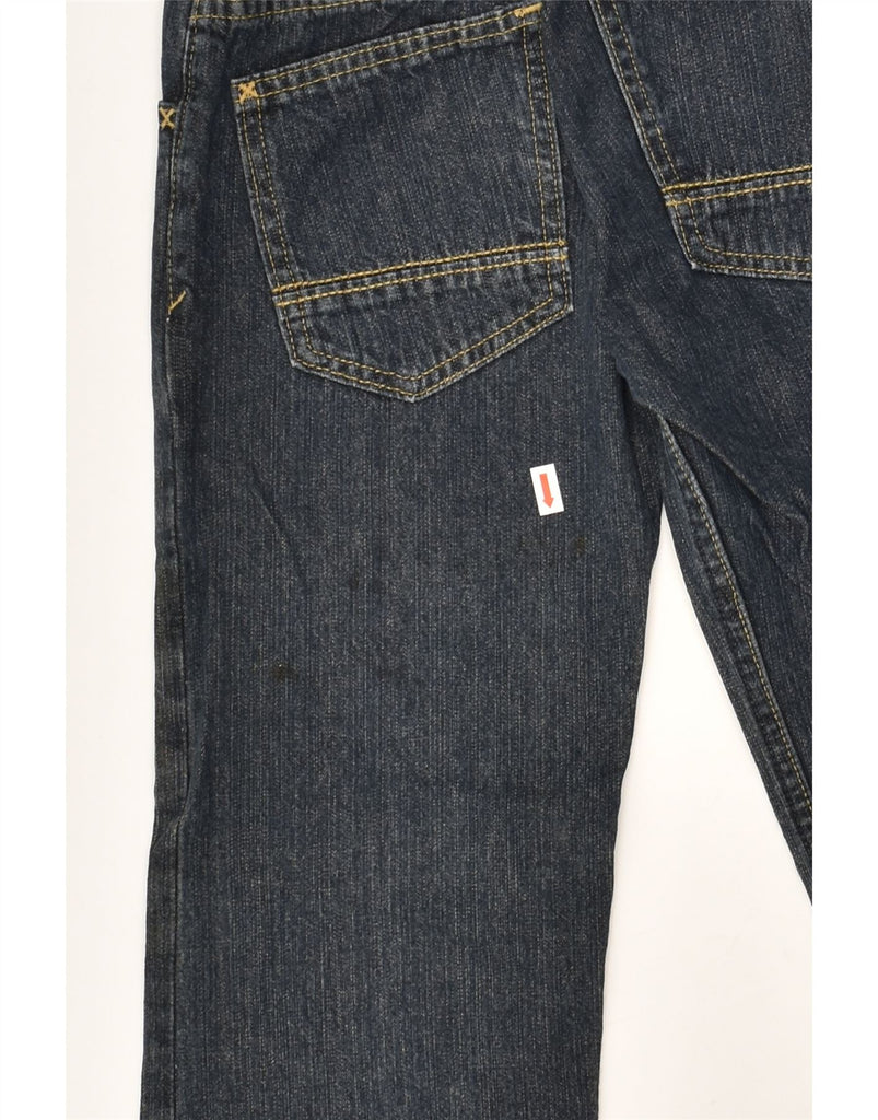 WRANGLER Boys Wide Leg Jeans 9-10 Years W24 L24 Navy Blue Cotton | Vintage Wrangler | Thrift | Second-Hand Wrangler | Used Clothing | Messina Hembry 