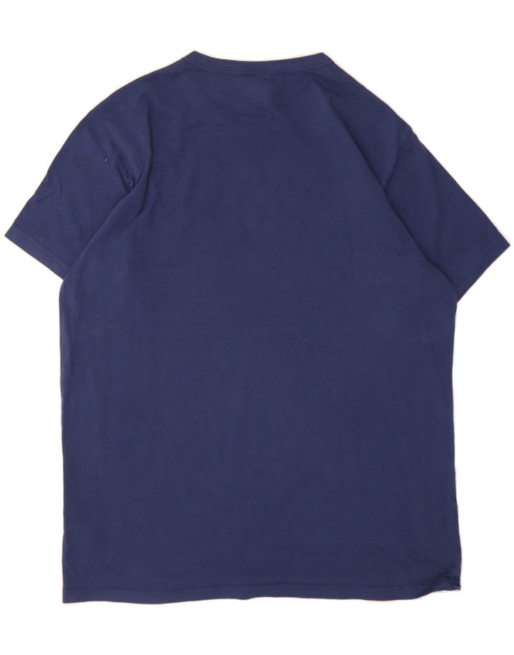 G-STAR Mens Graphic T-Shirt Top Large Navy Blue Cotton Vintage G-Star and Second-Hand G-Star from Messina Hembry 