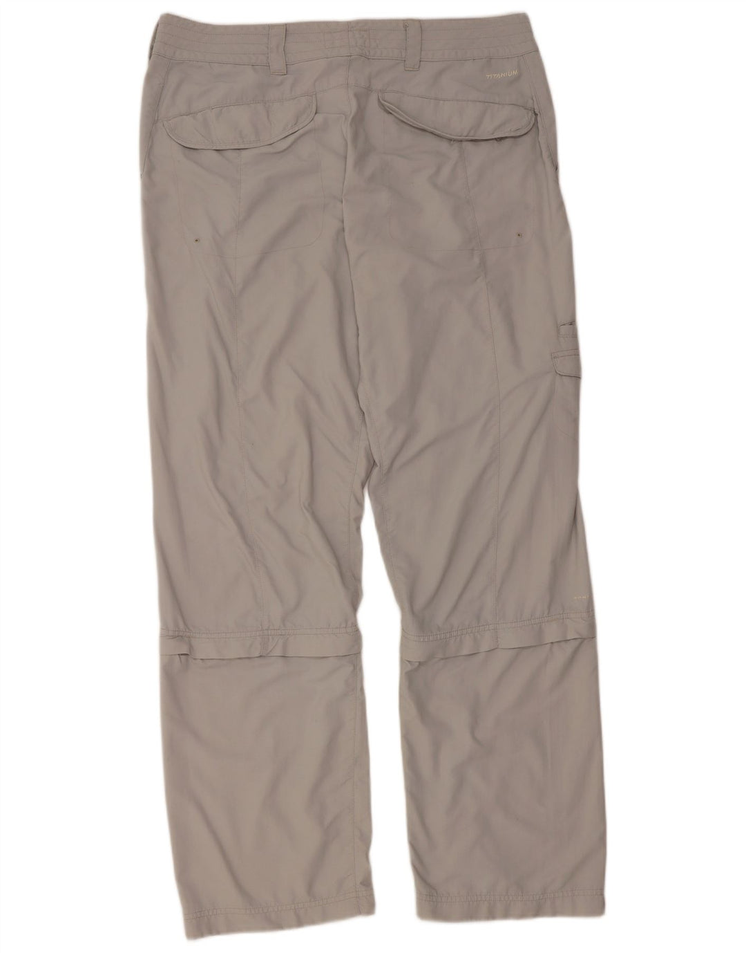 COLUMBIA Womens Titanium Regular Cargo Trousers US 14 XL W36 L31 Grey