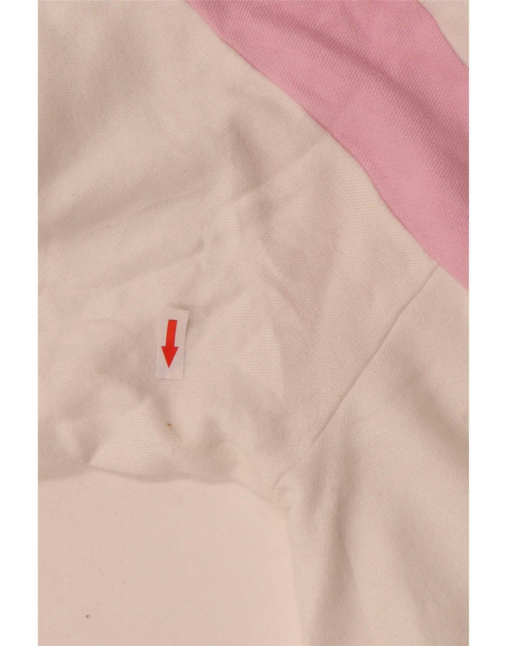 Levi's Womens Oversized Sweatshirt Jumper UK 10 Small White Colourblock