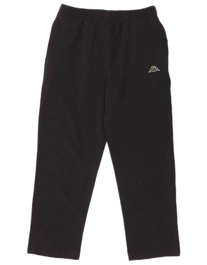 Kappa Girls Tracksuit Trousers 12-13 Years Large Black Polyester