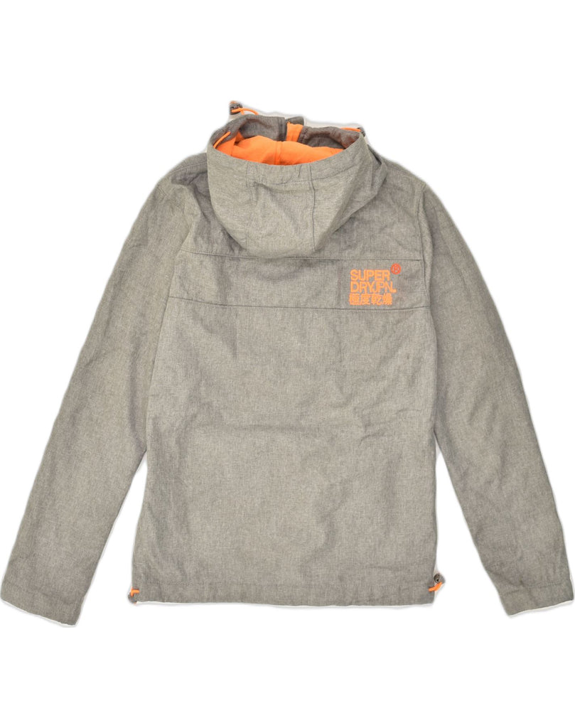 SUPERDRY Womens The Windtrekker Windbreaker Jacket UK 14 Medium Grey | Vintage Superdry | Thrift | Second-Hand Superdry | Used Clothing | Messina Hembry 