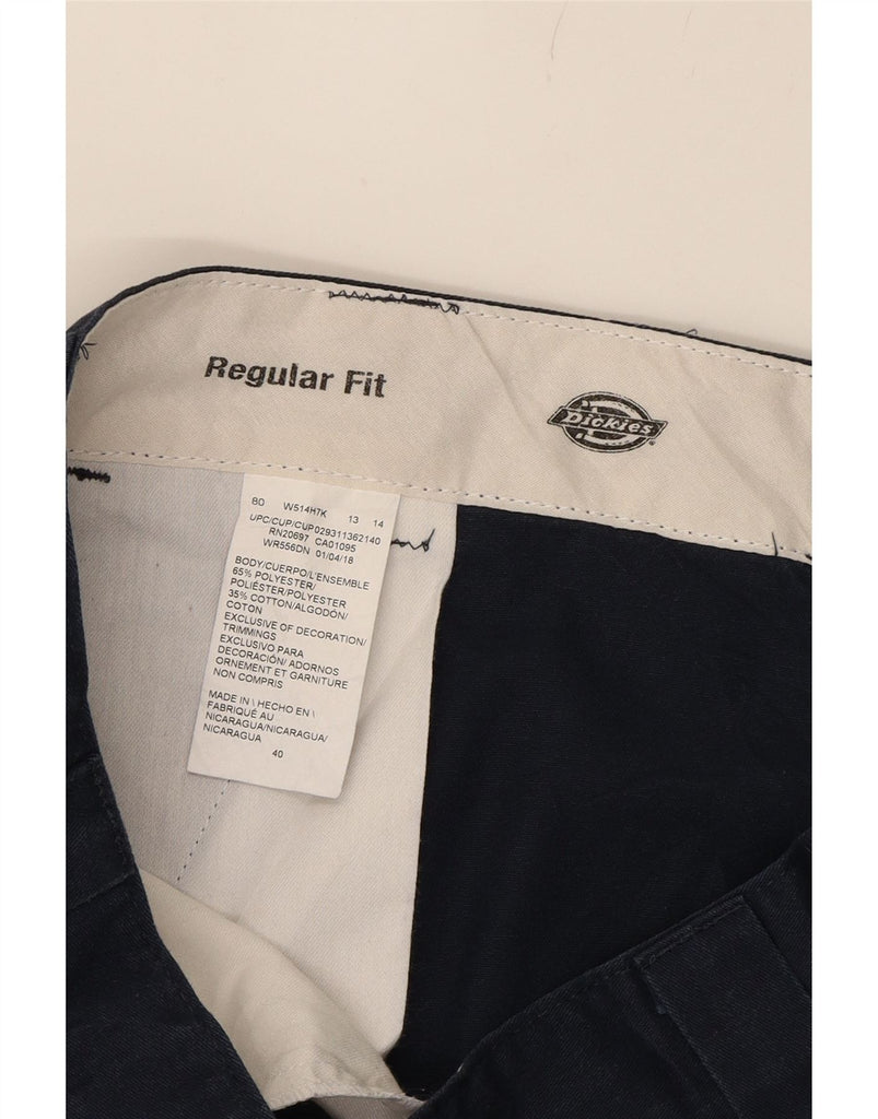 DICKIES Mens Regular Fit Cargo Shorts W40 XL Navy Blue Polyester Vintage Dickies and Second-Hand Dickies from Messina Hembry 