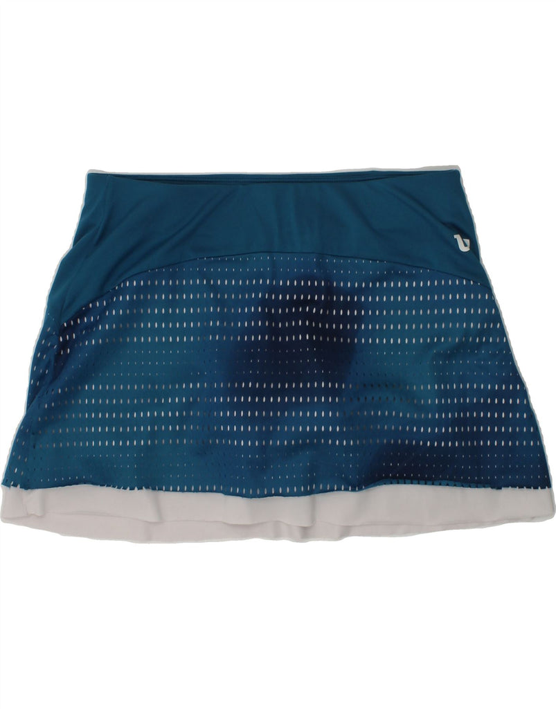 WILSON Womens Skort UK 6 XS Blue Spotted Polyester | Vintage Wilson | Thrift | Second-Hand Wilson | Used Clothing | Messina Hembry 