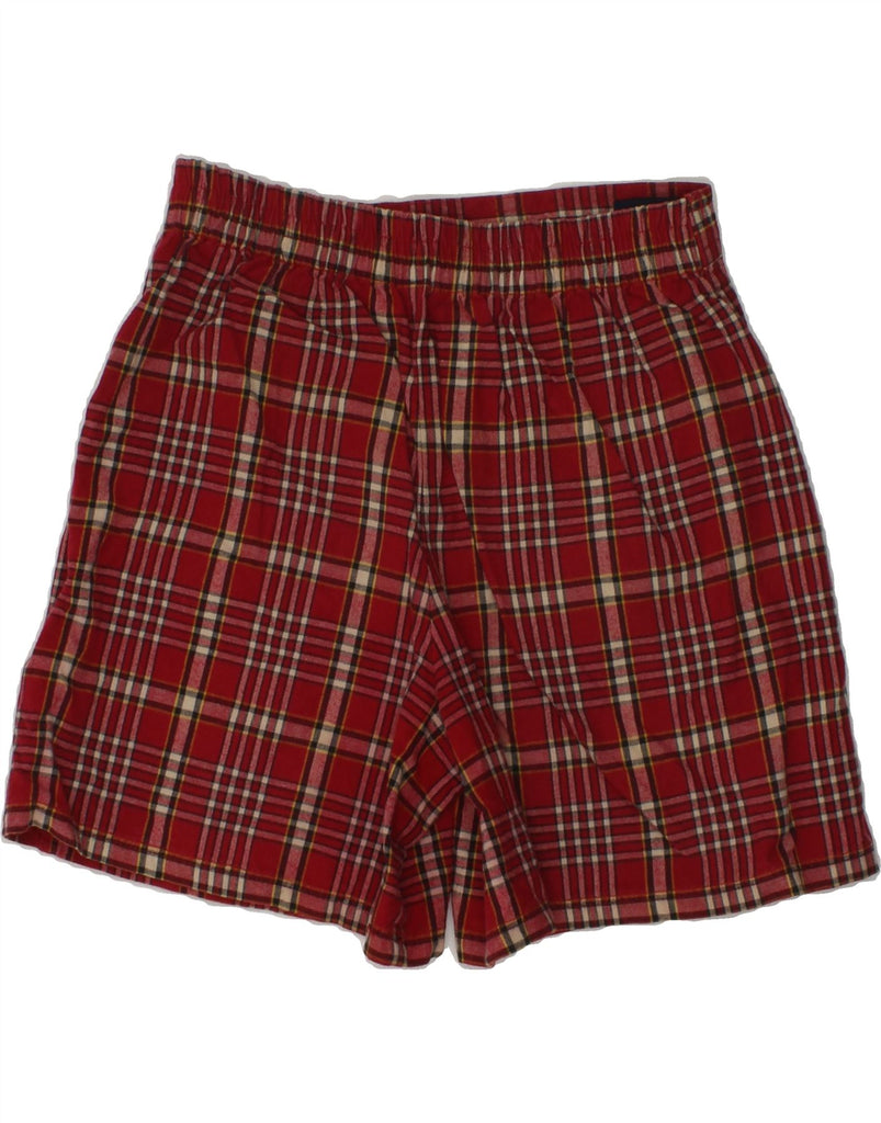 RALPH LAUREN Girls Casual Shorts 5-6 Years W22  Red Check Cotton | Vintage Ralph Lauren | Thrift | Second-Hand Ralph Lauren | Used Clothing | Messina Hembry 