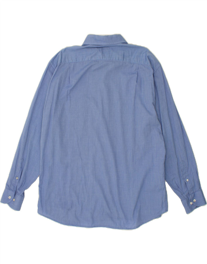 ROCCOBAROCCO Mens Shirt Size 18 45 2XL Blue Cotton Vintage Roccobarocco and Second-Hand Roccobarocco from Messina Hembry 