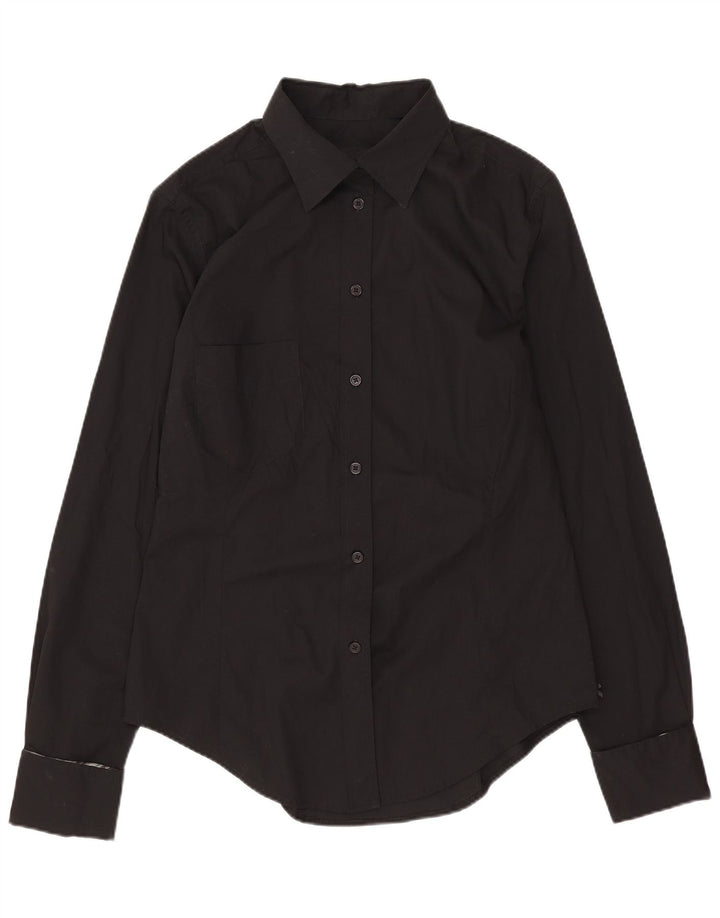 Paul Smith Womens Shirt IT 44 Medium Black Cotton