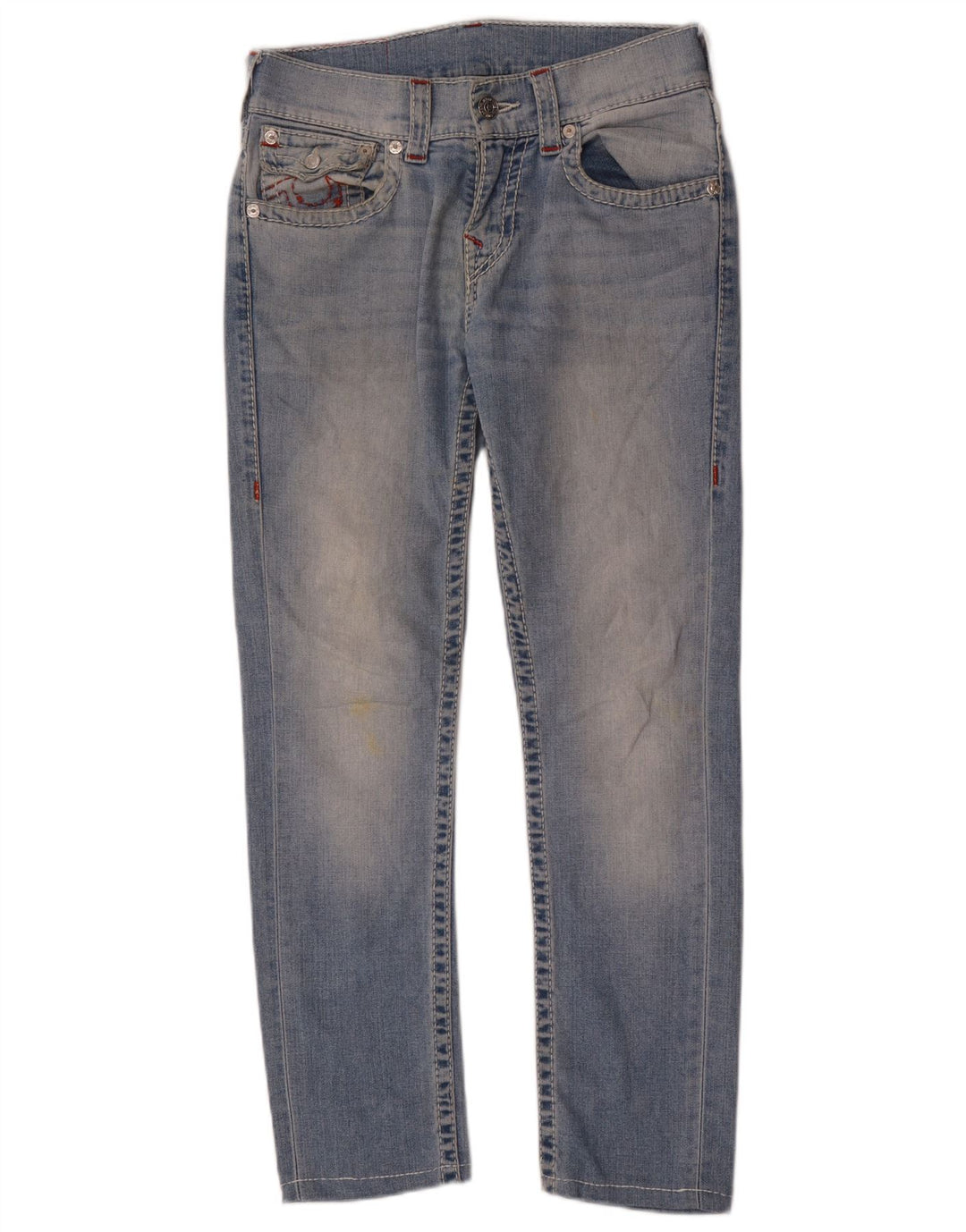 TRUE RELIGION Womens Slim Jeans W30 L29 Blue Cotton
