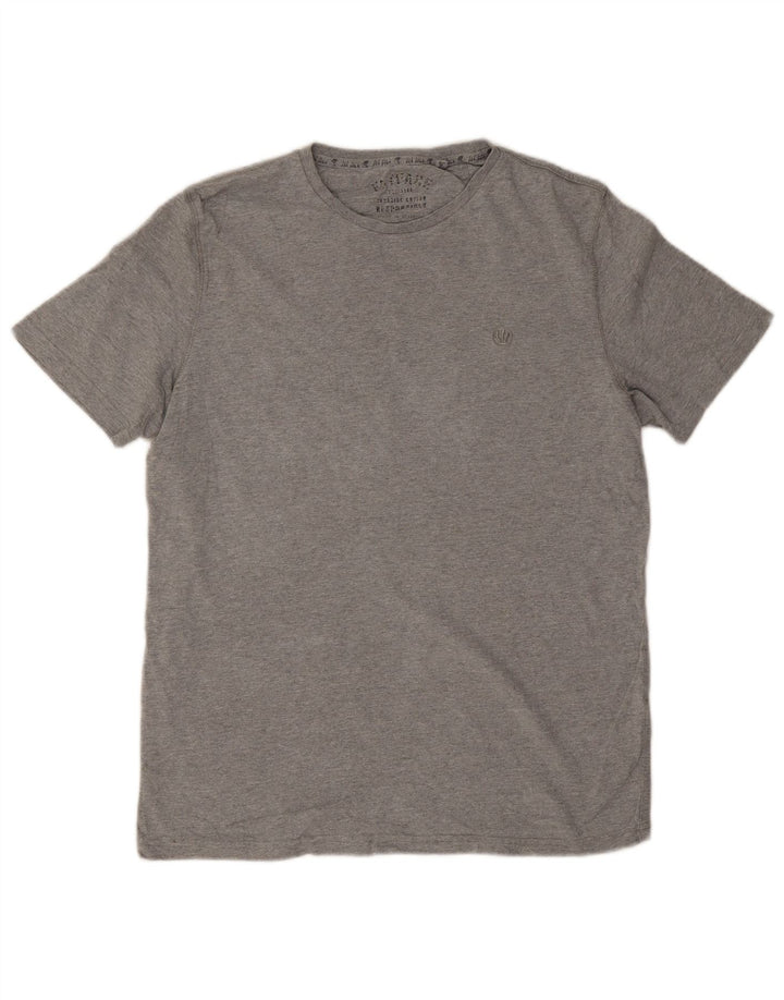 Fat Face Mens T-Shirt Top Medium Grey Cotton