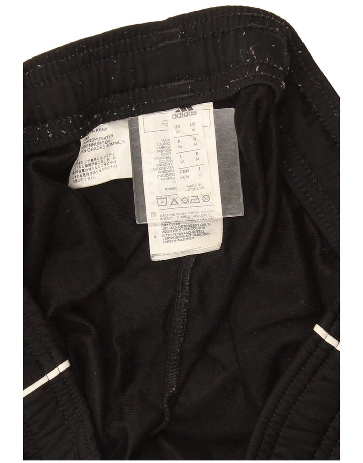 Adidas Mens Tracksuit Trousers Joggers Medium Black Polyester