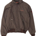 Cape Horn Mens Hooded Bomber Jacket UK 44 2XL Brown Polyamide