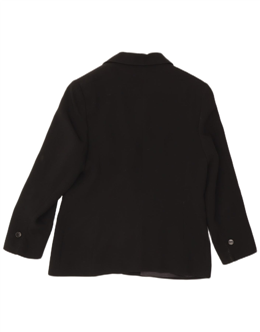 Marcona Womens 3 Button Blazer Jacket UK 16 Large Black Polyester