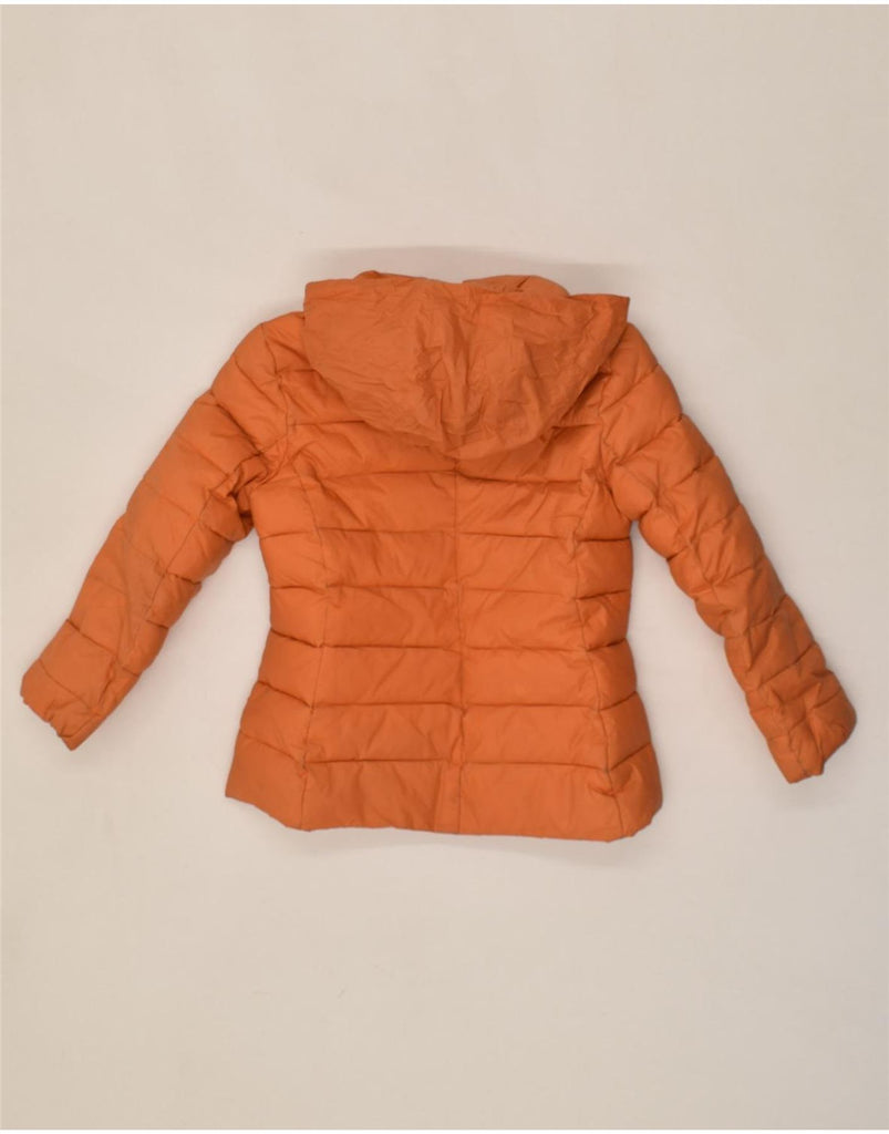 PATRIZIA PEPE Girls Hooded Padded Jacket 5-6 Years Medium Medium Orange Nylon | Vintage Patrizia Pepe | Thrift | Second-Hand Patrizia Pepe | Used Clothing | Messina Hembry 