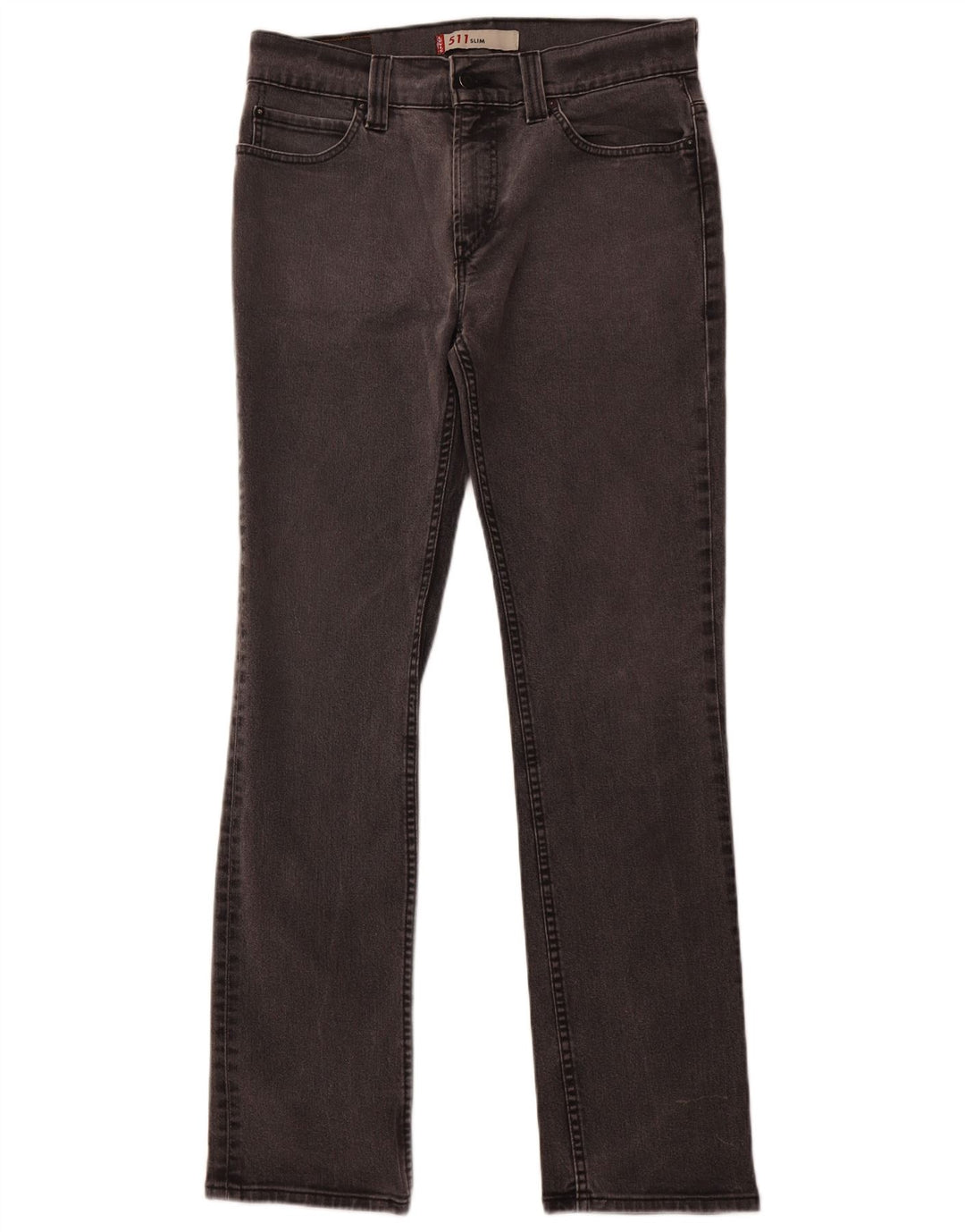 LEVI'S Womens 511 Slim Jeans W36 L34 Grey Cotton