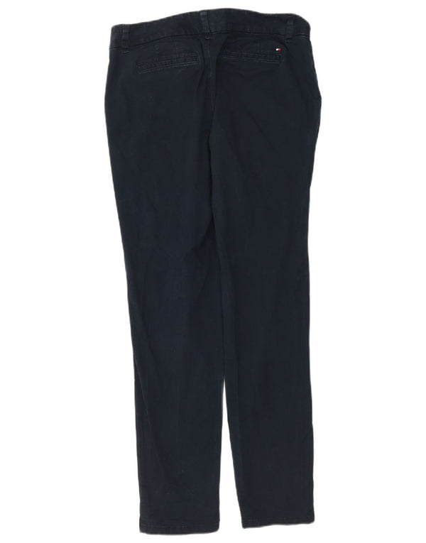 Tommy Hilfiger Womens Chino Trousers US 6 Medium W30 L30 Navy Blue