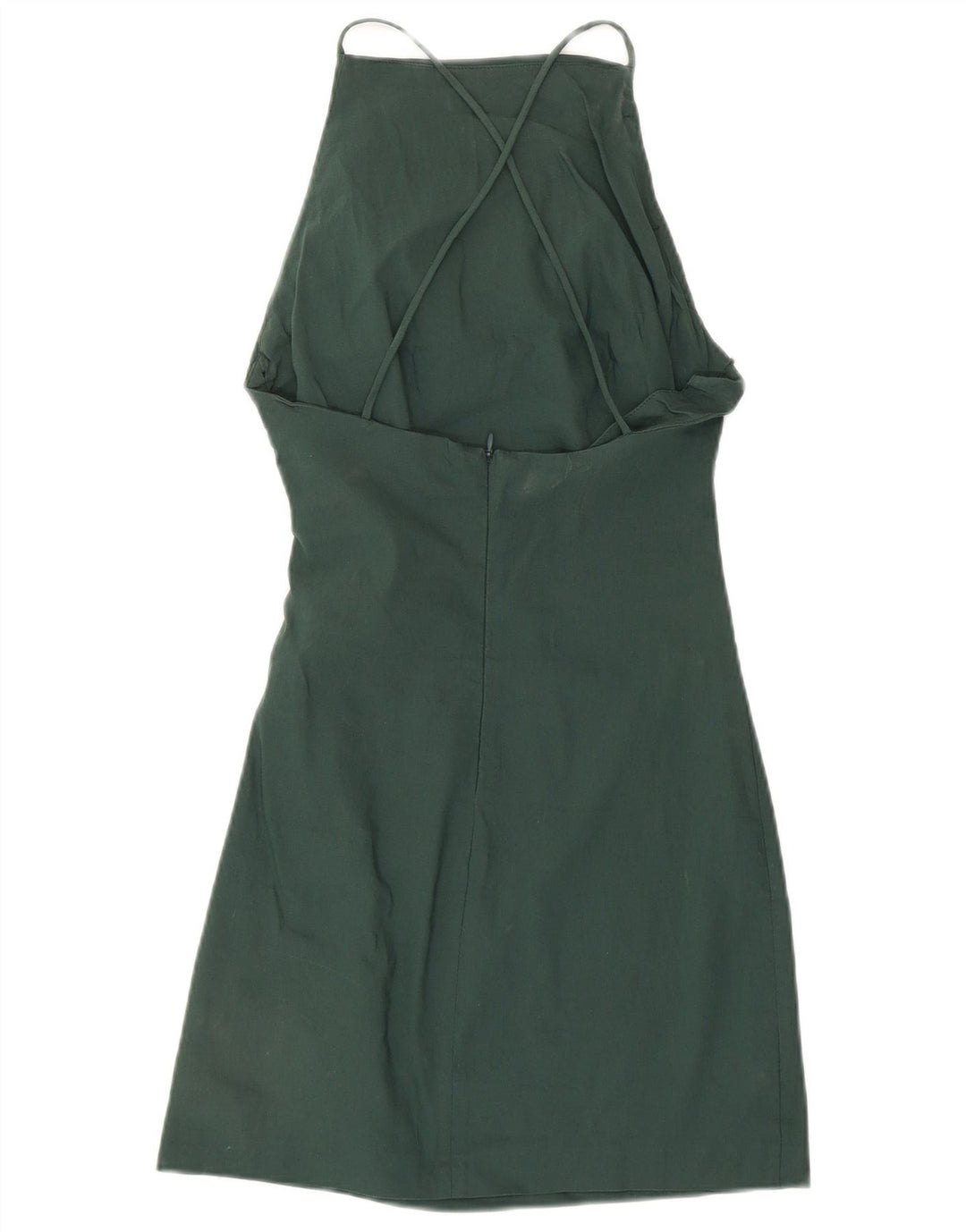 Zara Womens Bodycon Dress UK 8 Small Green