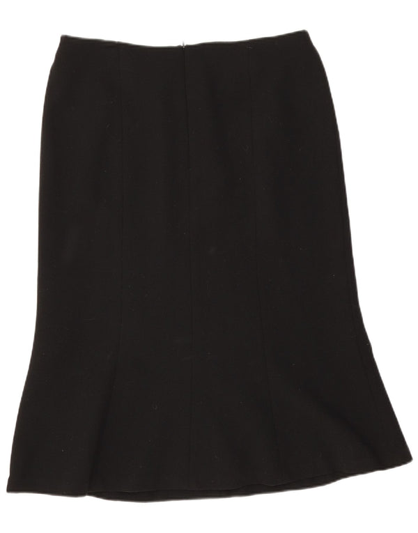 Hobbs Womens Trumpet Skirt UK 14 Medium W31 Black New Wool