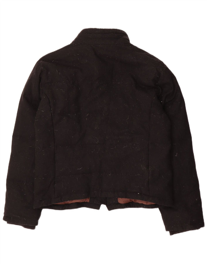 Calvin Klein Mens Padded Jacket IT 54 2XL Black Wool