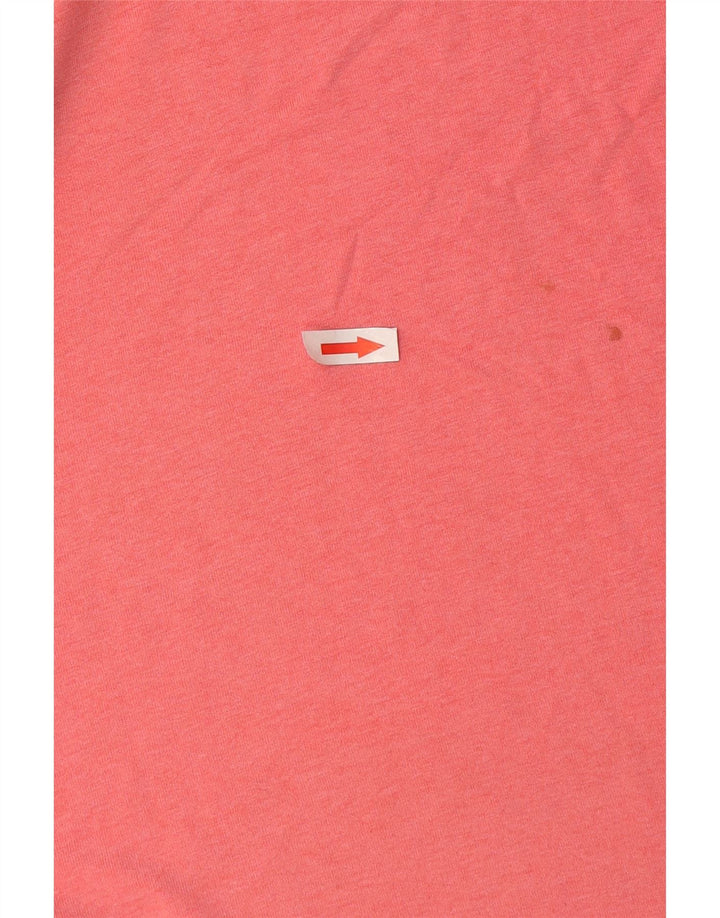 Penguin Mens Graphic T-Shirt Top XL Pink Cotton