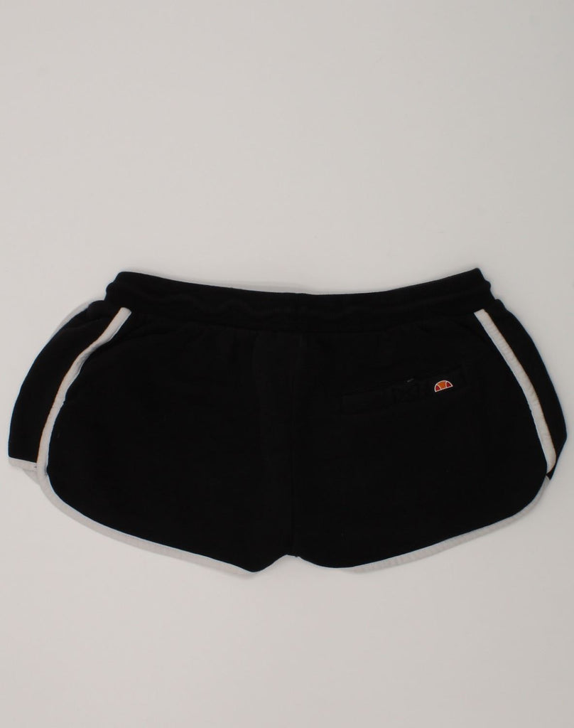 ELLESSE Girls Sport Shorts 13-14 Years Black Cotton | Vintage Ellesse | Thrift | Second-Hand Ellesse | Used Clothing | Messina Hembry 