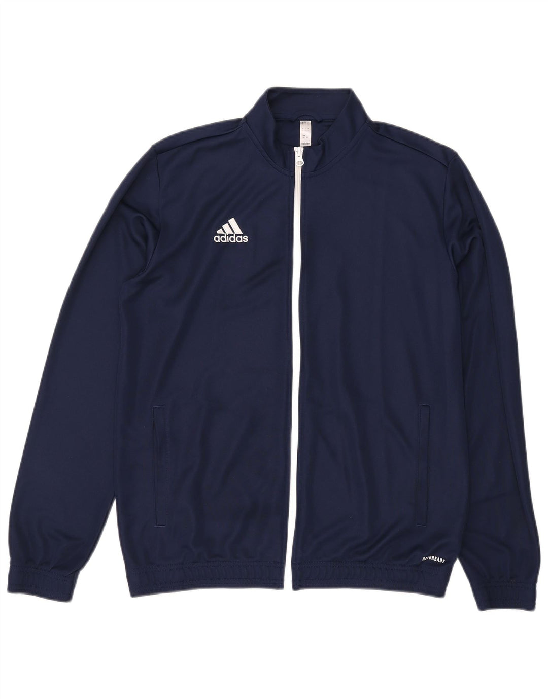 Adidas Mens Aeroready Tracksuit Top Jacket Large Navy Blue Polyester