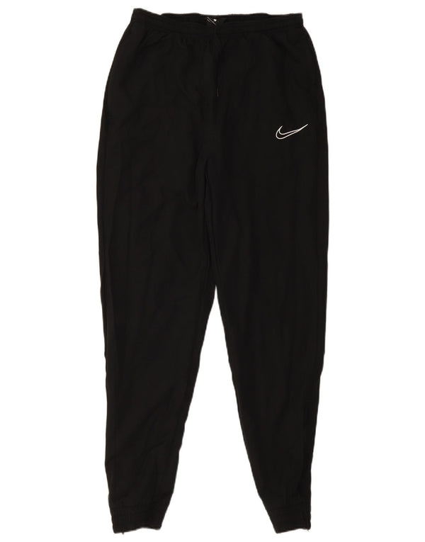 Nike Mens Dri Fit Tracksuit Trousers Joggers Large Black Polyester