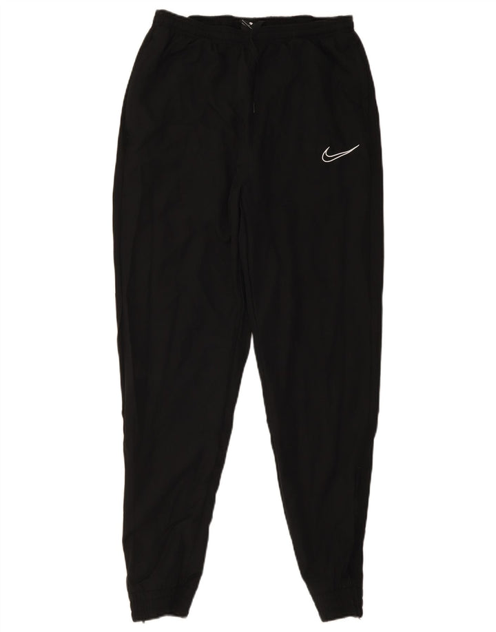 Nike Mens Dri Fit Tracksuit Trousers Joggers Large Black Polyester