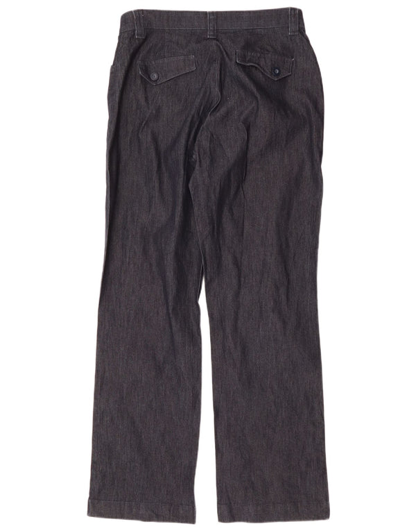 LEE Womens Comfort Fit Straight Jeans US 10 Large W32 L32 Navy Blue Cotton