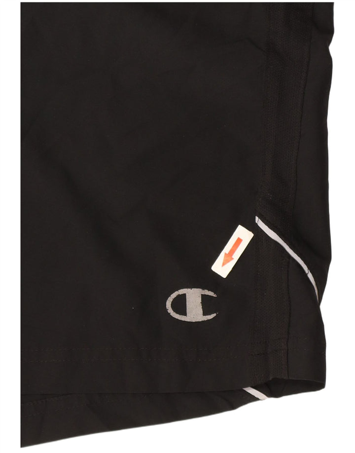 Champion Mens Sport Shorts Small  Black Polyester