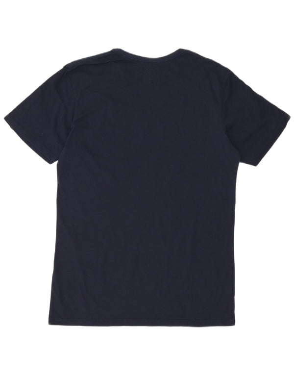 Quiksilver Mens Regular Fit Graphic T-Shirt Top Large Navy Blue
