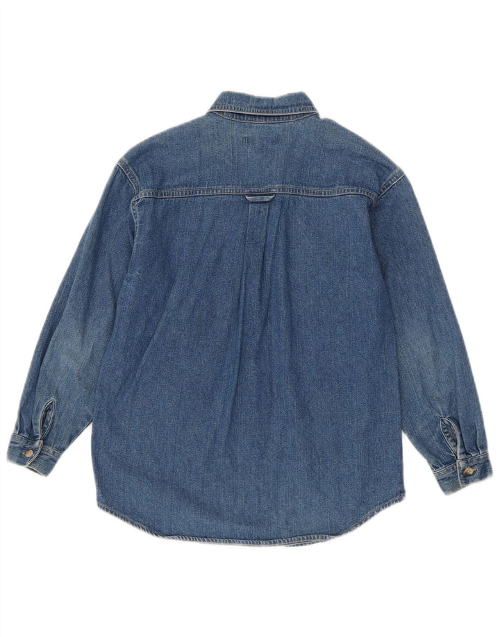 Timberland Boys Denim Shirt 7-8 Years Blue Cotton